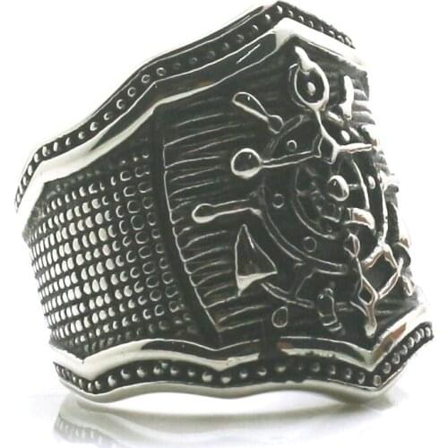 BOYARD Silver Rings For Men