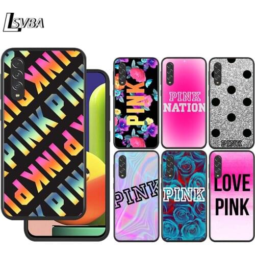 Love Pink Art for Samsung Galaxy A90 A80 A70 A60 A50 A40 M30 A20E A2Core A10S A10E Silicon Soft Black Phone Case