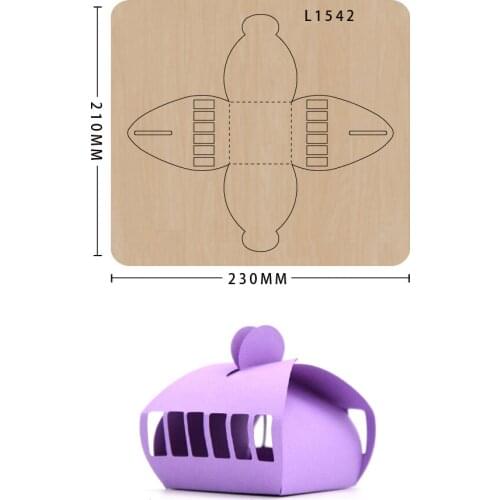 Wood die cutting DIY metal cutting dies box Leather Tools die cut scrapbooking templat stamping Suitable for big shot machines