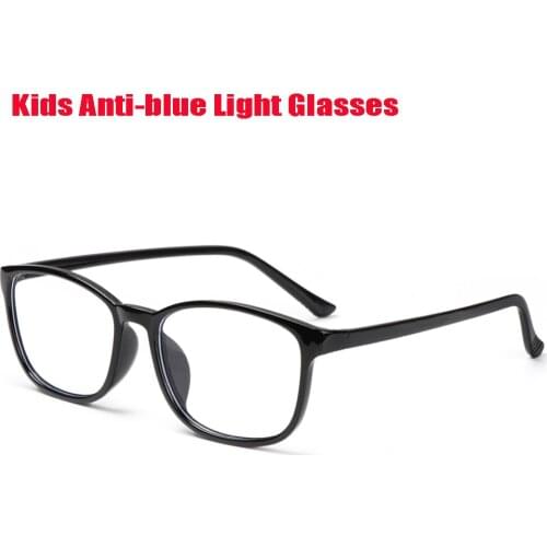 Kids Anti-blue Light Glasses Boys Girls Online Classes Computer Eye Protection Eyeglasses Ultra Light Frame Comfortable Eyeglass