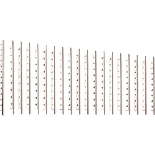 19Pcs/Set Classical Guitar Frets Wire 2.0mm/0.08In Copper Fretwire Set for 36 inch 38 inch 39 inch 19 Frets Guitar Accessories