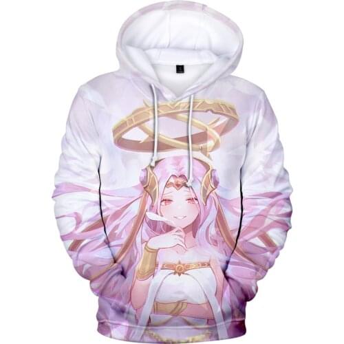Guardian Tales Female Knight & princess 3D Print Fall Winer Suit Hoodies Sportswear Hooded Youthful Kawaii Women/Men The hooded