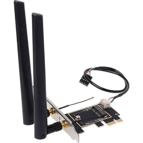 M.2 NGFF to PCI-E Converter Desktop Wireless WiFi Bluetooth Network Card Adapter Board