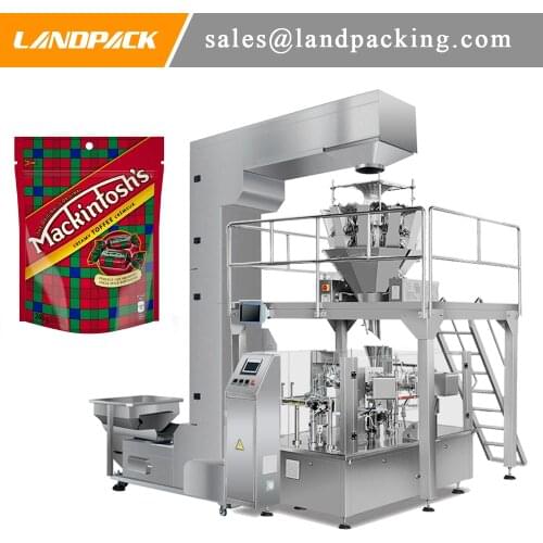 Toffee Rotary Type Packing Machine （Vffs）Candy Small Bag In Big Bag Packaging Machine