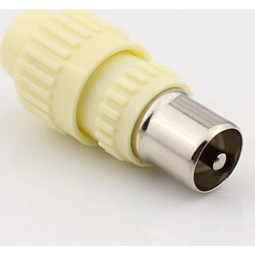 Copper cable plug in free welding type RF radio frequency line joint SYWV75-5 cables bamboo male head
