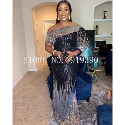 Latest African Tull Lace Fabrics High Quality 2021 Nigerian Net Lace Fabric With Sequins Sequence Lace For Women Dress XX33371