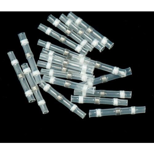 Onnfang 10/20/50pcs Practical Electrical Waterproof Seal Heat Shrink Butt Terminals Solder Sleeve Wire Soldered Terminals