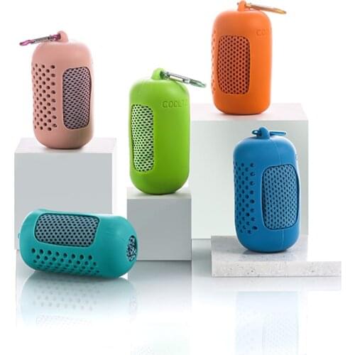 Solid Colors Comfortable Quick Dry Ice Cold Towel Gym Outdoor Sports Fitness Exercise Perspiration Evaporation Cooling Washcloth