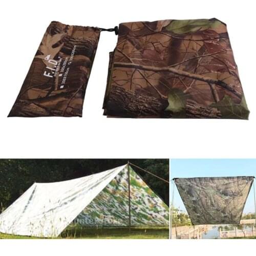 Portable Outdoor Sports Awning Tarp for Camping Folding Waterproof Durable Shelter Sunshade Tent Cover