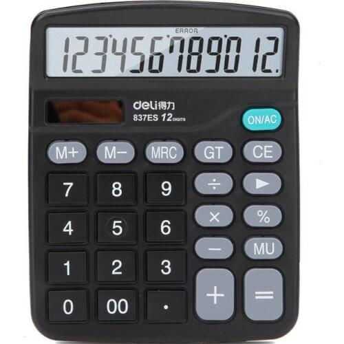 Advanced professional large screen business solar calculator student calculator portable calculator school office supplies