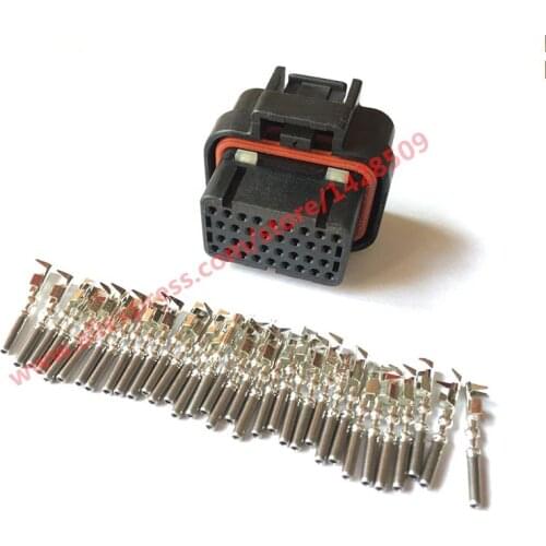 1 Set 34 Pin Female Tyco AMP Auto Oil Gas Connector 4-1437290-0