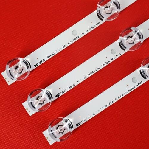 100% New 3pcs/Kit LED strips for LG 32 TV 32MB25VQ 32MB27VQ 32LB5610 32LB552B LC320DUE MGA4 AGF78400101 6916L 2223A 6916L 2224A