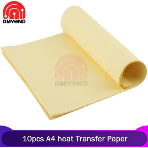 A4 Thermal Transfer Yellow Paper 10 pcs lot 60g PCB Circuit Board Thermal Heat Toner Transfer Paper Transmission Prototype Mark