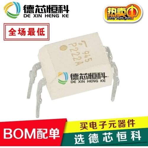 Transistor output optocoupler TLP222A TLP222A-1 DIP-4 in-line optocoupler relay P222A