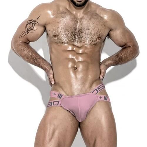 Sexy Gay Jockstrap Sports Cross Strap Men Underwear Low Waist Men Thong Cotton Cotton Male Panties Cueca Tanga Hombre