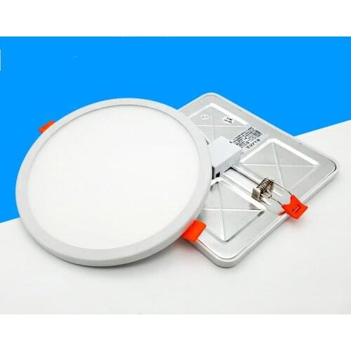 Ultra-Thin Square Panel Freely Adjustable LED 110/220V Downlight Ceiling Light Embedded Living Room Opening Light 6W 8W 15W 20W