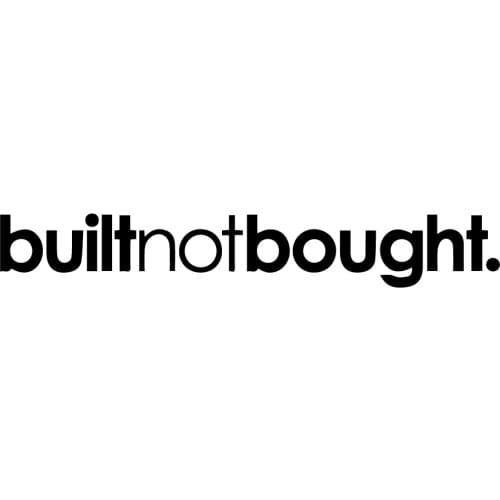 New Design Built Not Bought Car Stickers Funny Sticker On Car Stickers And Decals Rear Window Vinyl Car Styling