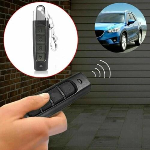 1Pc 433MHZ Remote Control 4 Channels Garage Gate Shutter Door Opener Controller Duplicator Cloning Code Car Copy Key Accessories