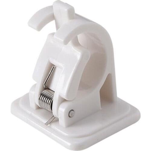 2pcs Fishing Rod Holder Wall Mount Clamp Fishing Rods Organiser Lock Clip