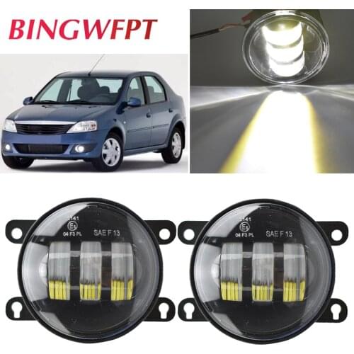 2 X For Renault Logan 2004-2010 2011 2012 2013 2014 2015 Car H11 12V LED Fog Light Fog Lamp Daytime Running Light