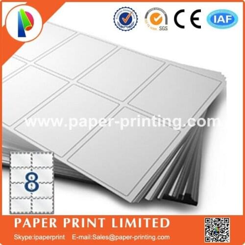 5000 sheets Compatible L7165/J8165 blank matte white label/printing paper for inkjet printer a4 label szie: 99.1 X 67.7 mm