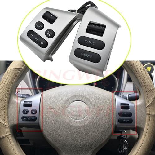 Car-styling accessories buttons FOR Nissan LIVINA & FOR Nissan TIIDA & SYLPHY steering wheel control buttons with blacklight