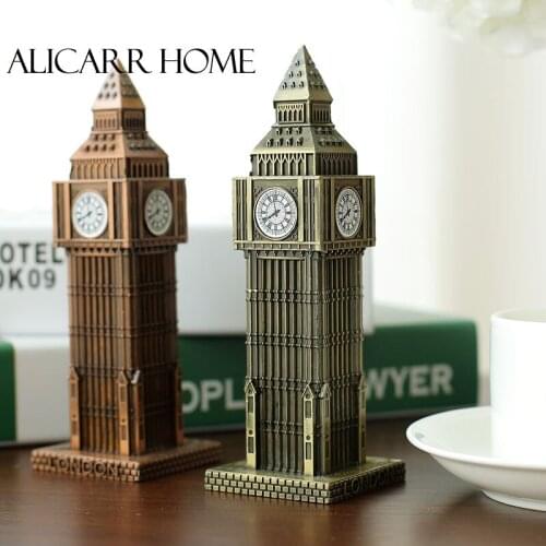 British tourist souvenirs London landmark Big Ben classic decoration metal alloy material model model dies wedding