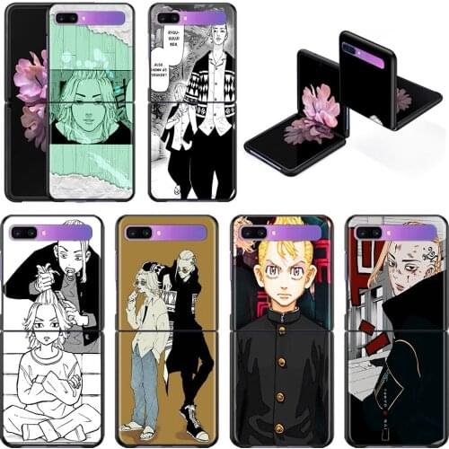 Phone Case For Samsung Galaxy Z Flip3 5G z flip Cover Hard Shell Black Fundas PC para Tokyo Revengers Draken