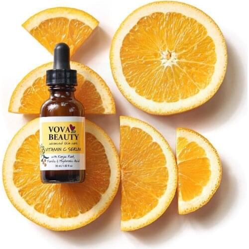 Vitamin C Effective Whitening Face Serum Stains Melanin Brighten Pores Skin Removal Freckle Moisturizing Remove Care Shrink H6O9