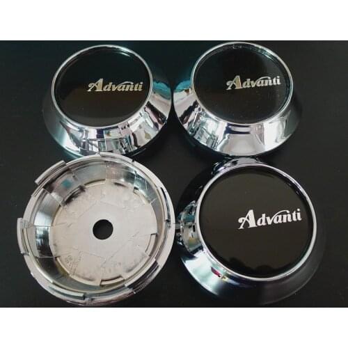 4pcs 68mm Advanti Racing Wheel Center Caps Hub Cover Logo Emblem Badge Car Styling Rim Cover Accessories