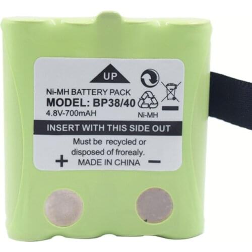 NI-MH Bateria Battery For Uniden BP-38 BP38 BP-40 BT-1013 BT-537 For MOTOROLA TLKR T4 T5 T6 T7 T8 Series Model 4.8v 700mAh