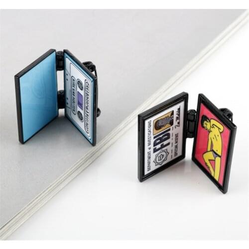 Creative X-Files FBI Fox Mulder ID Card Brooches Enamel Lapel pins Badges Cartoon Jewelry Brooches Pin Backpack Jacket Jewelry