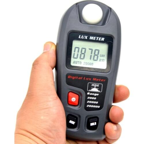 MT-30 Handheld Multifunction Digital Lux Meter 200,000 Lux Digital LCD Pocket Light Meter Lux/FC Illuminance Meter