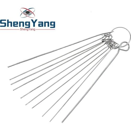 10 Kinds Stainless Steel Needle Set PCB Electronic Circuit Through Hole Needle Desoldering Welding Repair Tool 80mm 0.7-1.3mm