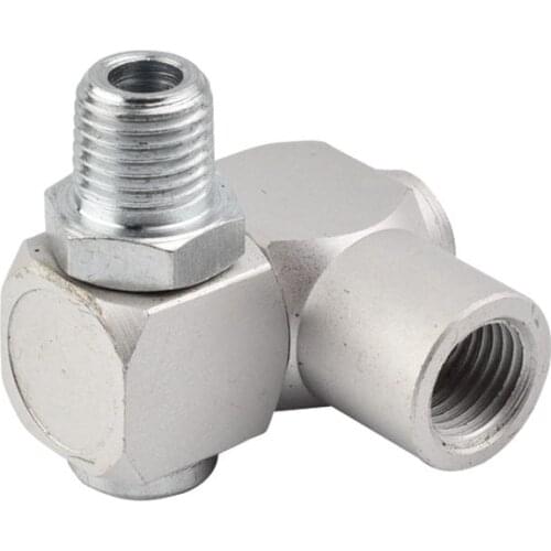 1/4NPT Air Hose Swivel Adapter Connector Pneumatic Accessories Aluminum Material Rotary 360° Coupler