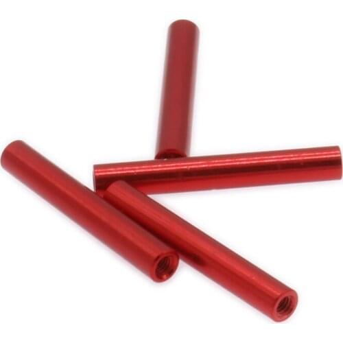 RCAWD Alloy Column 6MM*32.3MM*M3 5Mm*35Mm*M3 4PCS For RC Hobby Model Car 1:10 Hsp Arrma Axial Traxxas RCAWD Toy Parts