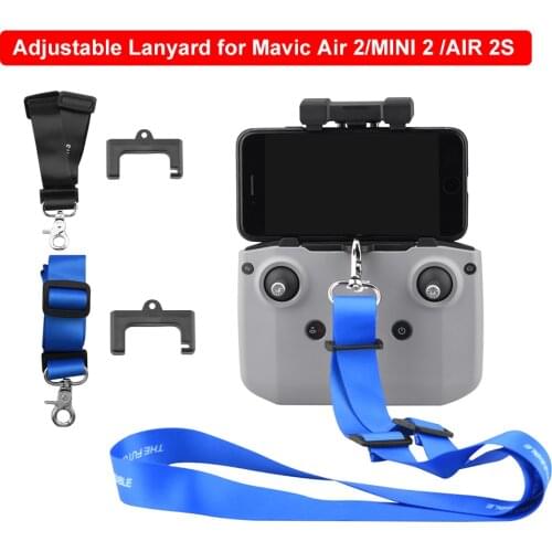 For DJI Mavic Air 2/Air 2S/MINI 2 Drones Remote Control Hook Holder Strap Neck Lanyard Safety Strap Belt Sling Mount Accessories