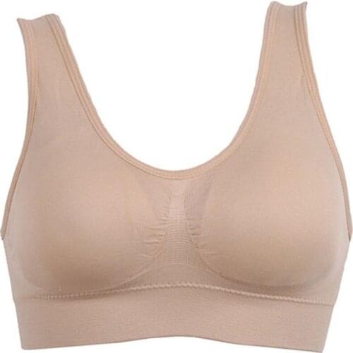 Sexy Bra with Pads Seamless Push Up Bra Plus Size XXXL Underwear Wireless Comfortable Bra Active Bra