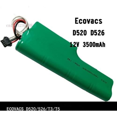 12V 3500mAh NI-MH Replacement Battery pack SC for Ecovacs Deebot D520 D526 sweeper robot t3 T5 Vacuum Cleaner Battery