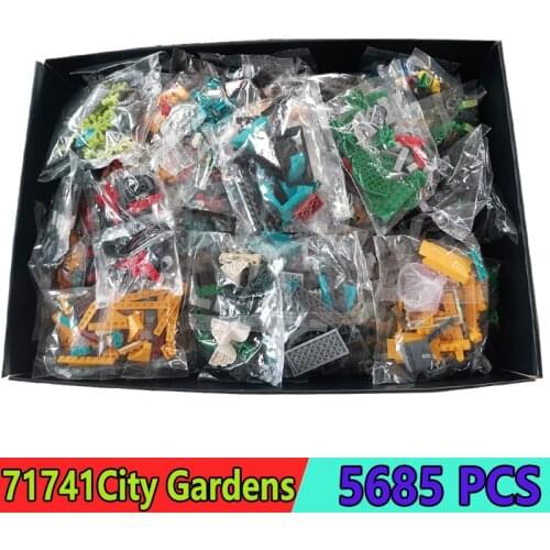 Ninja Building Blocks City Gardens X19006 90039 5685Pcs Bricks With LED Sets Toys Gifts