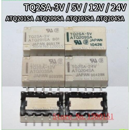 TQ2SA TQ2SA-3V ATQ201SA TQ2SA-5V ATQ209SA TQ2SA-12V ATQ203SA TQ2SA-24V ATQ204SA relay SOP10