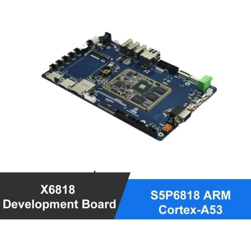 X6818 Development Board S5P6818 Cortex-A53 Octa Core 1G DDR3 8G EMMC+ 7 Inch Capacitive LCD smartfly android linux qt ubuntu