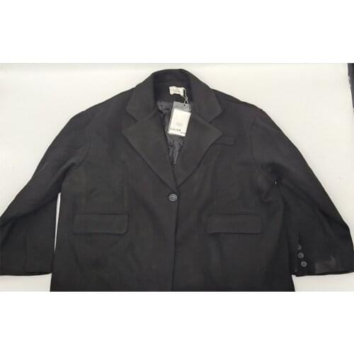 Yuerwang Women Blazer Spring Autumn Ladies Jacket Single Breasted Warm Lining Loose Casual Long Overcoat Fashion Tops 2021 New