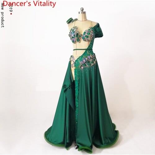 High-end Custom New Belly Dance Costume Women High-end Custom One-piece Big Swing Skirt Suit Oriental Dance Costumes