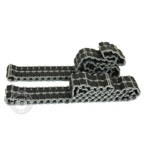 1/16 M1A2 Abrams Leopard2 A6 Challenger Henglong RC Tank Metal Tracks W/ Fixed Rubber Pads Best Quality TH00958-SMT4