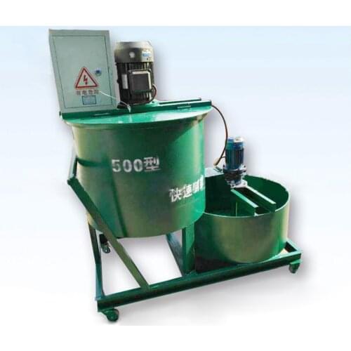 1PC GLB-500 High-speed Mortar Mixer For Bridge Concrete Prestressing 500L Large Capacity Desktop Cement Mixer Machine 380V