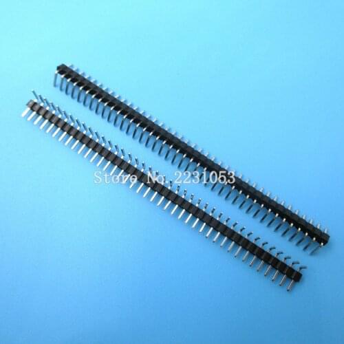 10PCS/LOT 2mm 40 Pin Male Single Row Pin Header Strip pin header angle 1*40P