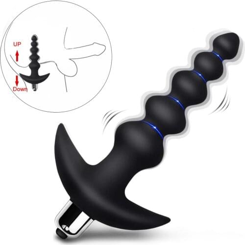 16 Frequency Wireless Prostate Stimulator Vibrators For Male Anal Plug Bullet Beads Gay Masturbators Massager Sex Toys For Men