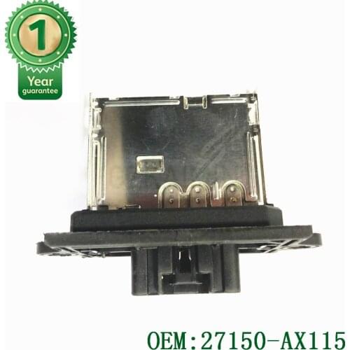 AC Heater Blower Motor Resistor Fits 07-11 Nissan Versa Cube Tiida OEM 27150-AX115 27150-ED50A 27150-ED000 27150-ED00A