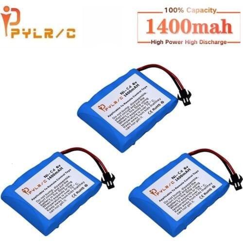 6v 1400mah Rechargeable Battery For Rc toys Cars Tanks Robots Gun AA NI-CD Battery 6v Battery Pack For Rc Boats With SM Plug